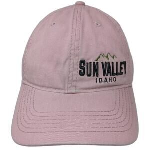 Legacy Baseball Cap Pink Black OS Sun Valley Idaho Mountain Embroidered Hat